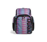 ARENA Spiky III Backpack 35 Unisex Travel Sports Gym Backpack for Men and Women, Training Gear Equipment Bag for Swimmers, 35 Liters, Racing Stripes