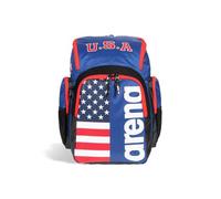 Arena Spiky III Backpack 35 Unisex Travel Sports Gym Backpack for Men and Women, Training Gear Equipment Bag for Swimmers, 35 Liters, US Team