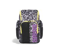 ARENA Spiky III Backpack 45 Swimming Athlete Sports Gym Rucksack Large Training Gear Equipment Swim Bag for Men and Women, 45 Liters, Black/White