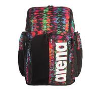 Arena Spiky III Backpack 45 Swimming Athlete Sports Gym Rucksack Large Training Gear Equipment Swim Bag for Men and Women, 45 Liters, Tie Dye