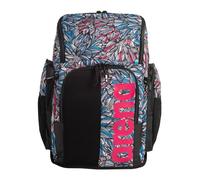 Arena Spiky III Backpack 45 Swimming Athlete Sports Gym Rucksack Large Training Gear Equipment Swim Bag for Men and Women, 45 Liters, Dahlia