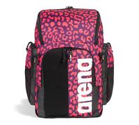 Arena Spiky III Backpack 45 Swimming Athlete Sports Gym Rucksack Large Training Gear Equipment Swim Bag for Men and Women, 45 Liters, Violet/Geranium