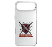 Arena Steel Warrior Shield Battle Strength Design Case for iPhone Air