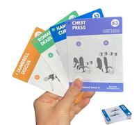 Arena Strength Dumbbell Fitness Workout Cards Part 2 - Instructional Deck With 53 Exercises and 6 Pre-Done Routines