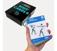 Arena Strength Workout Cards - Instructional Fitness Deck for Booty Band Workouts, Beginner Fitness Guide for Resistance Band Training Exercises at Home. Includes Workout Routines.