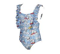 ARENA Surfing Kids Girls Swimsuit, Girls, Swim Briefs, 0000004212, Turquoise Multi, 5 Years