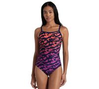 Arena Surfs Up Lightdrop Back Swimsuit - Navy/Red - UK Size 28