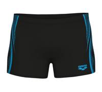 Arena Men's Swim Short Graphic Trunks, Black-Turquoise, 32