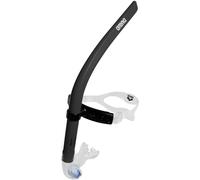 Arena Swim Snorkel III Unisex - Black, Backflow Valve, Soft Mouthpiece, Adjustable Strap for Training & Competition