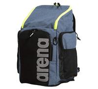 ARENA Team Backpack 45 Large Sporty Backpack, Travel, Sports, Swimming and Leisure Backpack, Beach Backpack with Compartment for Wet Clothes and Reinforced Base, 45 Litres