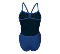 Arena Women's One-Piece Swimsuit Team Challenge Solid - Eco MaxLife, Chlorine-Resistant - Navy BNWT