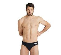 arena Team Men's Swim Briefs Solid Black-White