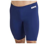 arena Solid Team Swimwear for Men, Quick Dry Swimsuit, Men's Jammer, MaxLife Eco Fabric with Maximum Chlorine Resistance and UPF 50+ UV Protection and Front Lining Navy-White