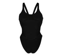 Arena Solid Swim Tech Solid Swimsuit Black White Women - 44