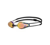 Arena Tracks Mirror Swim Goggle - Mirrored Lens - Red/Black