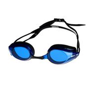 Arena Adult Tracks Swimming Goggles - Blue Lens, Black Frame