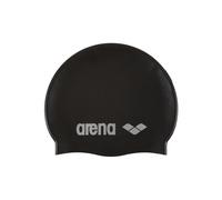Arena Unisex Adult Classic Silicone Swim Cap - Black/Silver - Black/Silver - One Size