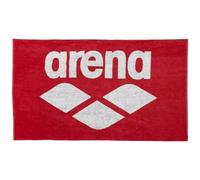 Arena unisex adult arena Cotton POOL SOFT TOWEL, Red-white, One Size UK