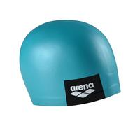 ARENA Unisex Adult Logo Molded Silicone Training Swim Cap for Intensive Swimming Reduced Drag Durable Wrinkle Free Fit, Mint