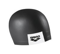 Arena Unisex Adult Logo Molded Silicone Training Swim Cap for Intensive Swimming Reduced Drag Durable Wrinkle Free Fit Black
