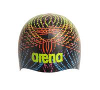 Arena Unisex Adult Poolish Molded Silicone Swim Cap for Training and Racing, One Size Fits Most, Energy/Fluo Green