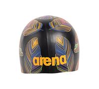 arena Unisex Adult Poolish Molded Swim Cap for Training and Racing, 100% Silicone, One Size, Falling Leaves