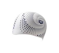 Arena Unisex Adult Reversible Training Swim Cap Men and Women 2-in-1 Silicone Bathing Cap Waterproof Comfortable Fit, Navy/Sea Foam, One Size