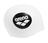 Arena Unisex Adult Reversible Training Swim Cap Men and Women 2-in-1 Silicone Bathing Cap Waterproof Comfortable Fit, Dots, One Size