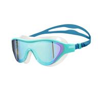 Arena Unisex Adult The One Swim Mask Fitness Swimming Goggles for Men and Women Large Fit Polycarbonate Mirror Lens, Blue/Blue Cosmo/Water