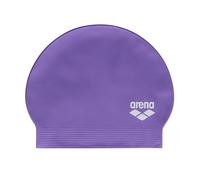 Arena Unisex Adults Soft Latex Swim Cap for Training and Fitness Swimming, Elastic Bathing Cap for Long Hair, Reinforced Edge, Violet