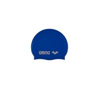 Arena unisex classic silicone swim cap, Unisex, 91662, Royal- Silver, One Size