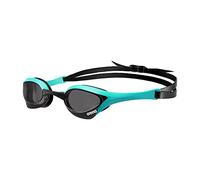 Arena Unisex Cobra Ultra Swipe Racing Swim Goggles for Men and Women Swipe Anti-Fog Technology Polycarbonate Non-Mirror Lens, Smoke/Peacock