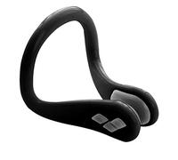 ARENA Unisex Competition Swimming Nose Clip for Professionals (Soft Padding), Black-Silver (55), One Size