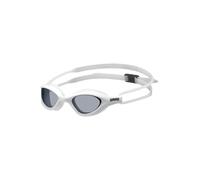 ARENA Unisex Junior 365 Swim Goggles for Kids Ages 6 to 12 Non-Mirror Shatterproof Lenses No Leak Anti-Fog Coating, Smoke/White/Clear