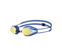 Arena Tracks Swimming Goggles Blue Yellow with Mirrored Lenses Kids
