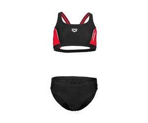 Arena Unisex Kid's Thrice Bikini, Black-anguria-White, 128