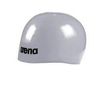 Arena Unisex Molded Pro II USA Swim Cap for Adults Comfortable Tight Fit Pool Training and Racing Swim Accessory, Silver, One Size