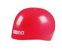 ARENA Unisex Molded Pro II USA Swim Cap for Adults Comfortable Tight Fit Pool Training and Racing Swim Accessory, Red, One Size