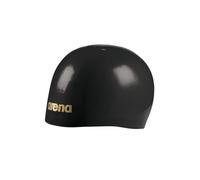 Arena Unisex Molded Pro II USA Swim Cap for Adults Wrinkle Free Tight Fit Pool Training and Racing Swim Accessory, Black/Gold, One Size