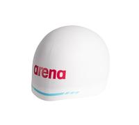 Arena Unisex Silicone 3D Racing Swim Cap High Performance Hydrodynamic Bathing Cap for Professional Athletes, Fireflow/White, Large