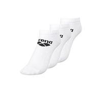 Arena Unisex Basic Low 3 Pack Socks, White, M EU