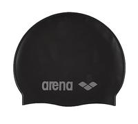 Arena Unisex SWIM CLASSIC SILICONE CAP JUNIOR - BLACK, Silver, Junior EU