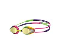 ARENA Unisex-Youth Swim Goggle Tracks Mirror, Violet/Fuchsia/Green, Junior