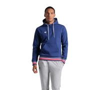 ARENA Unisex's Adults Hoodie Sweatshirt Cotton Fleece Regular Fit Pullover Top Hooded, Navy Flag, L
