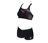 Arena Vibrancy Two-Pieces Swimsuit Black-Freak Rose 38