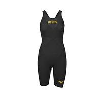 ARENA W Pwsk Carbon Glide Swimsuit Women, womens, Sweatsuit, 0000003664, Black/Gold, 28
