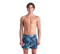 ARENA Water Prints Allover Men's Swimwear for Sea and Pool, Quick-Drying Comfortable Recycled Fabric Swimsuit, Men's Beach and Pool Costume with Internal Mesh Briefs and Side Pockets