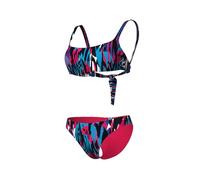 ARENA Water Prints Women's Bralette Bikini Swimsuit with Stretchy Recycled Quick-Dry Fabric, Beach and Pool Swimsuit for Women, Women's Swimsuit with Removable Cups and Top with Ties