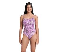 ARENA Water Prints Women's One Piece Swimsuit, Quick Drying Recycled Stretch Fabric Swimsuit, Women's Beach and Pool Costume, Lined Fabric Women's Swimsuit with Removable Cups