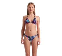 ARENA Water Prints Women's Triangle Bikini, Swimwear with Quick Drying Recycled Stretch Fabric, Women's Beach and Pool Swimsuit, Women's Swimsuit with Removable Cups, Top and Bottom with Ties